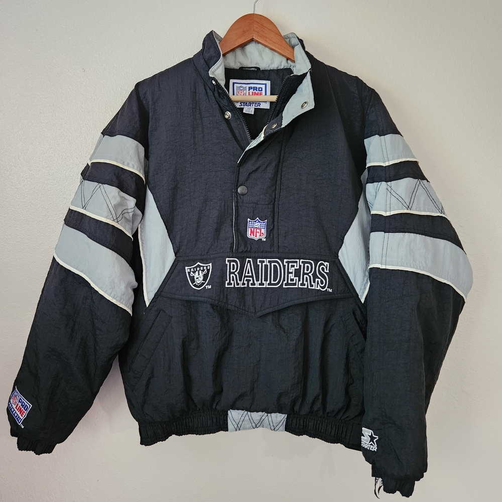 NFL Raiders Black and Gray Jacket